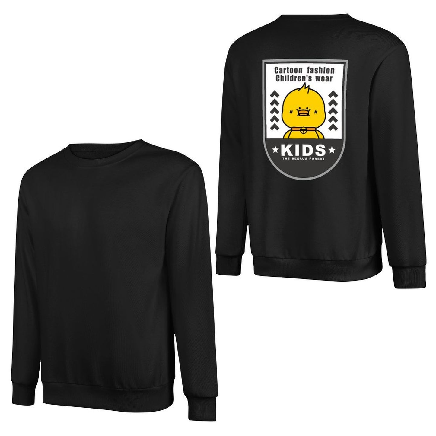 Crew Neck Long Sleeve Sweatshirt 4000692