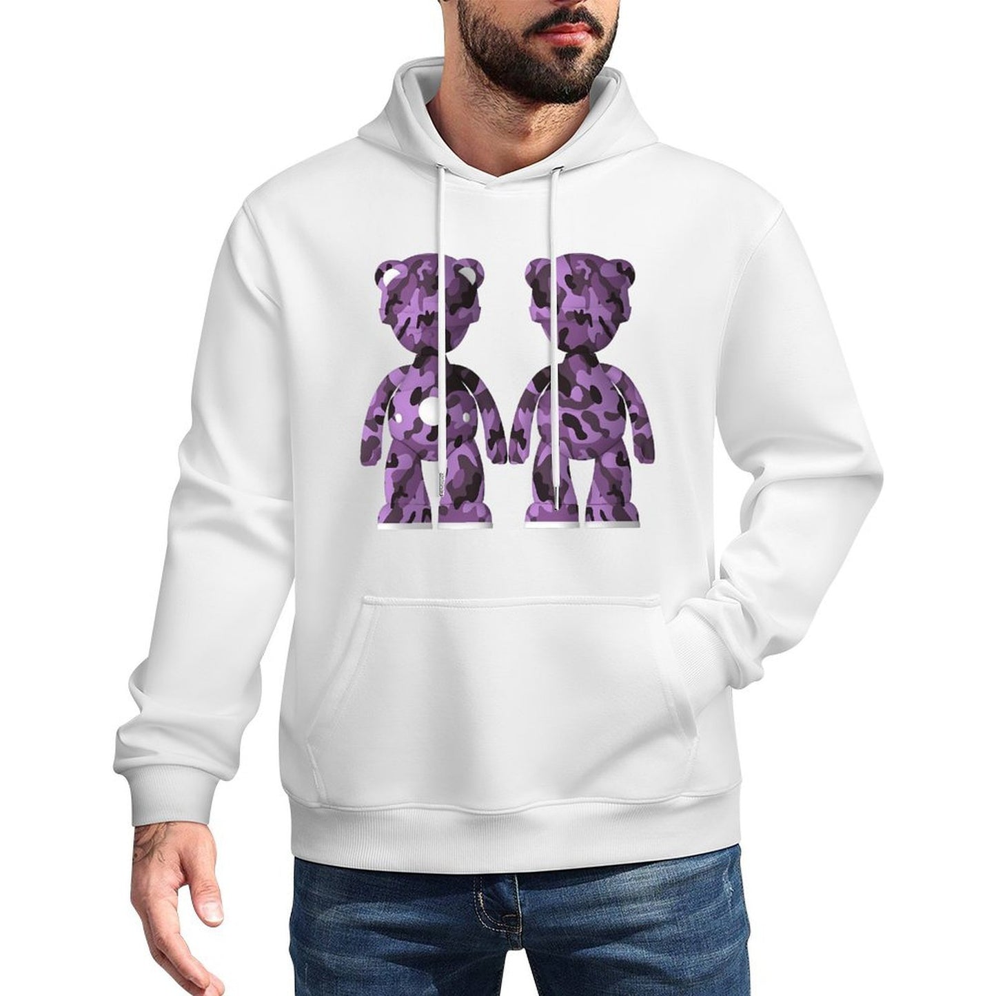 IPIB 250g Hooded Pocket Sweatshirt Front GraphicMen's Hooded  Sweatshirt6000090-4