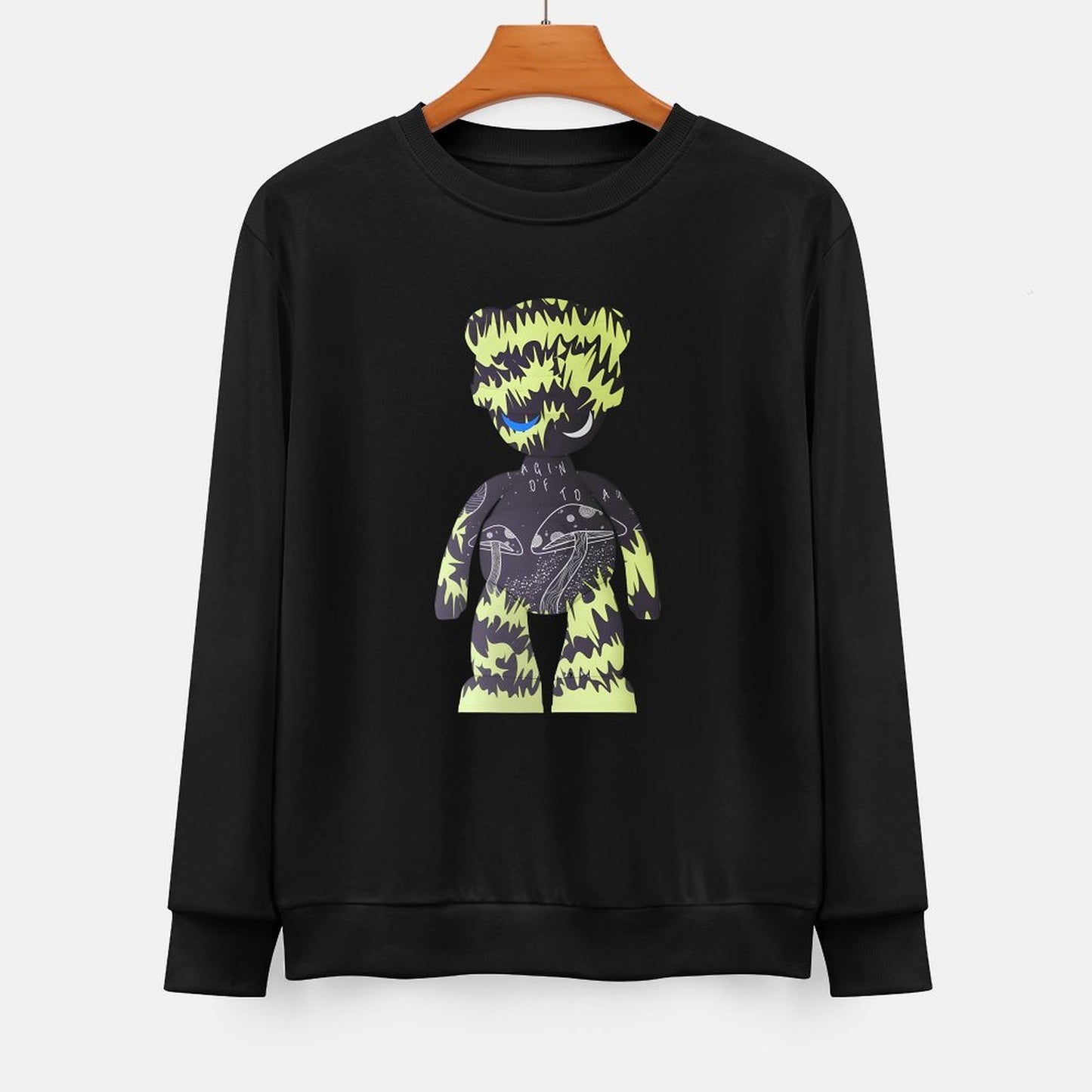 Long Sleeve With Front PatternUnisex Double-Stitched