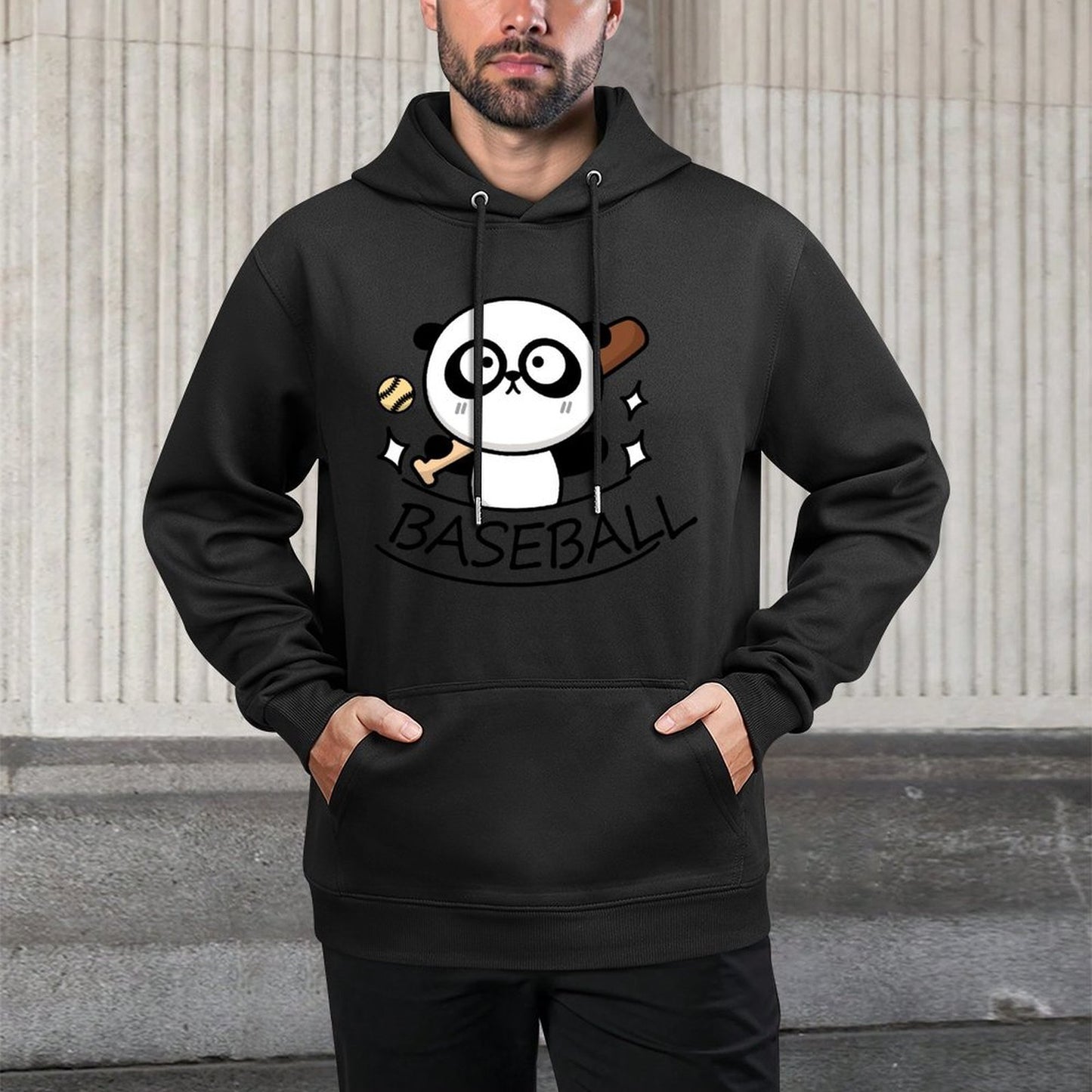 IPBR 250g Hooded Pocket Sweatshirt Front GraphicMen's Hooded  Sweatshirt4001510