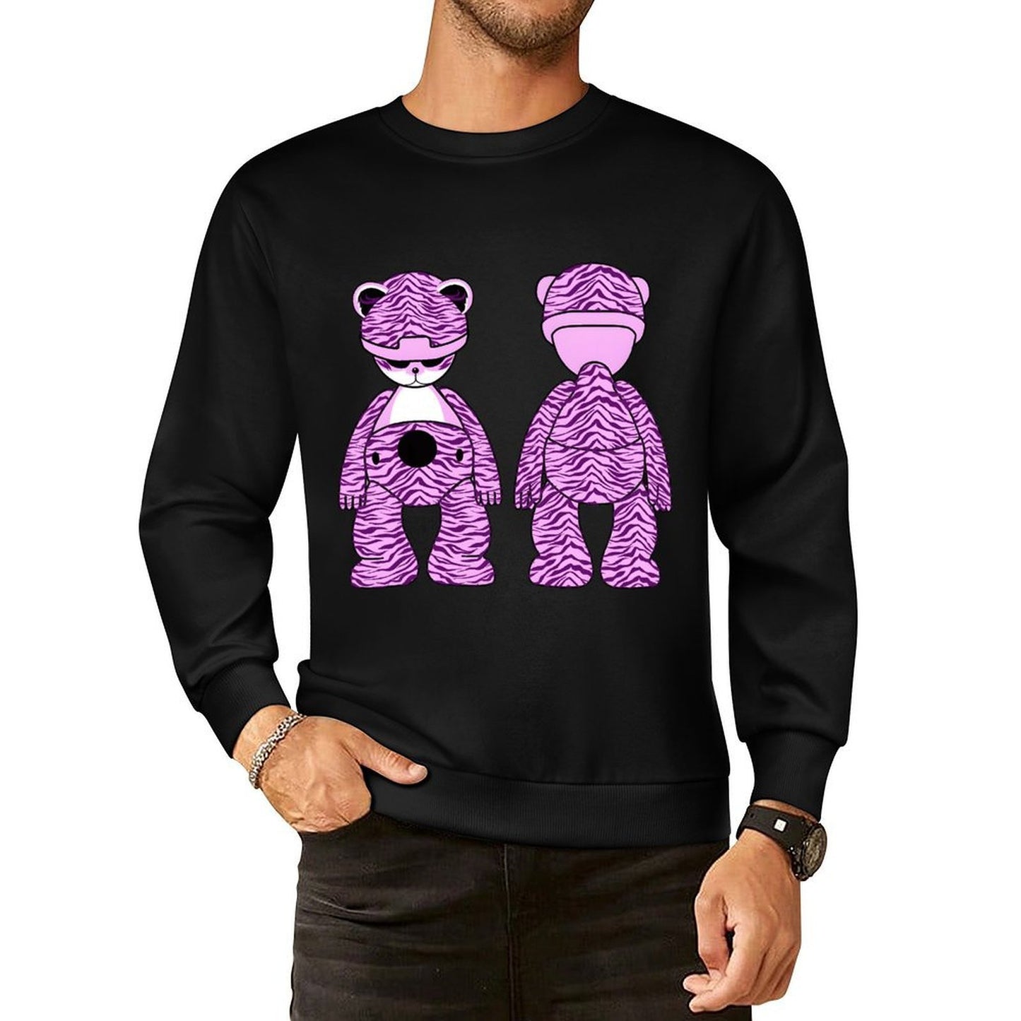 IPIB 250g Crew Neck Long Sleeve Sweatshirt Front GraphicCrew Neck Long Sleeve Sweatshirt6000099-4