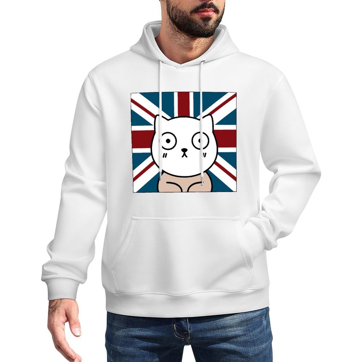 IPBR 250g Hooded Pocket Sweatshirt Front GraphicMen's Hooded  Sweatshirt4000709