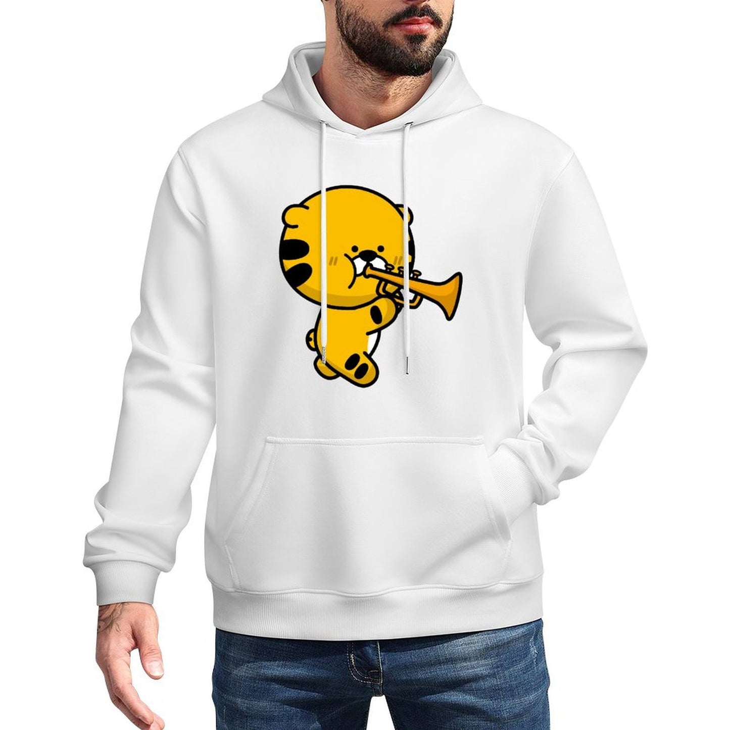Seamless Promotional Front Graphic Hoodies