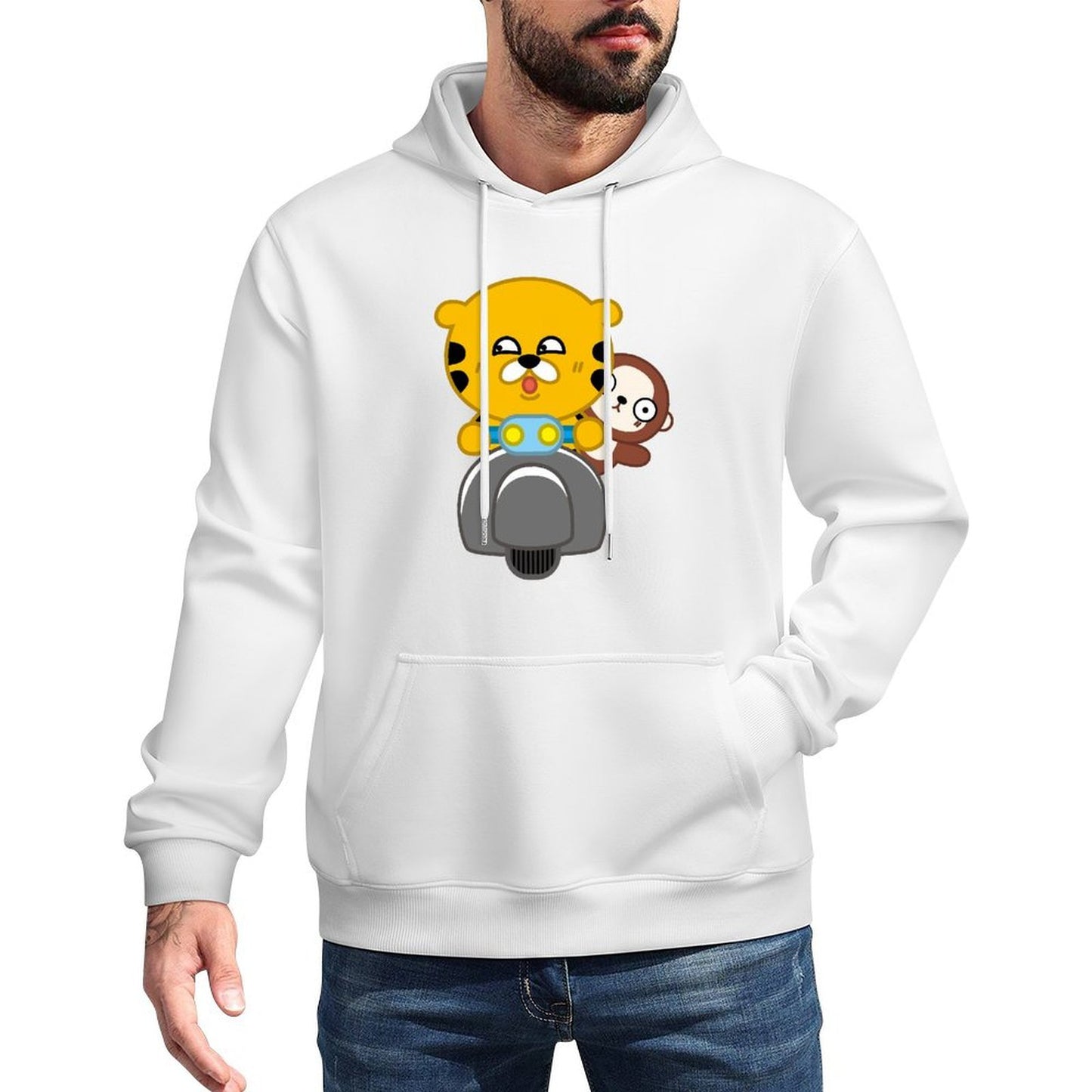 IPBR 250g Hooded Pocket Sweatshirt Front GraphicMen's Hooded  Sweatshirt4000731