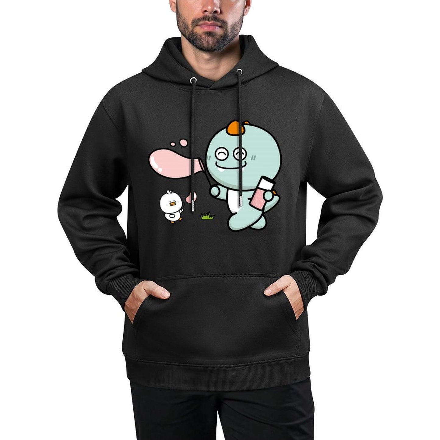IPBR 250g Hooded Pocket Sweatshirt Front GraphicMen's Hooded  Sweatshirt4001535