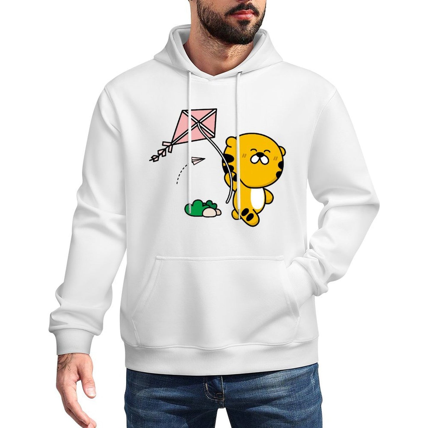 IPBR 250g Hooded Pocket Sweatshirt Front GraphicMen's Hooded  Sweatshirt4000001