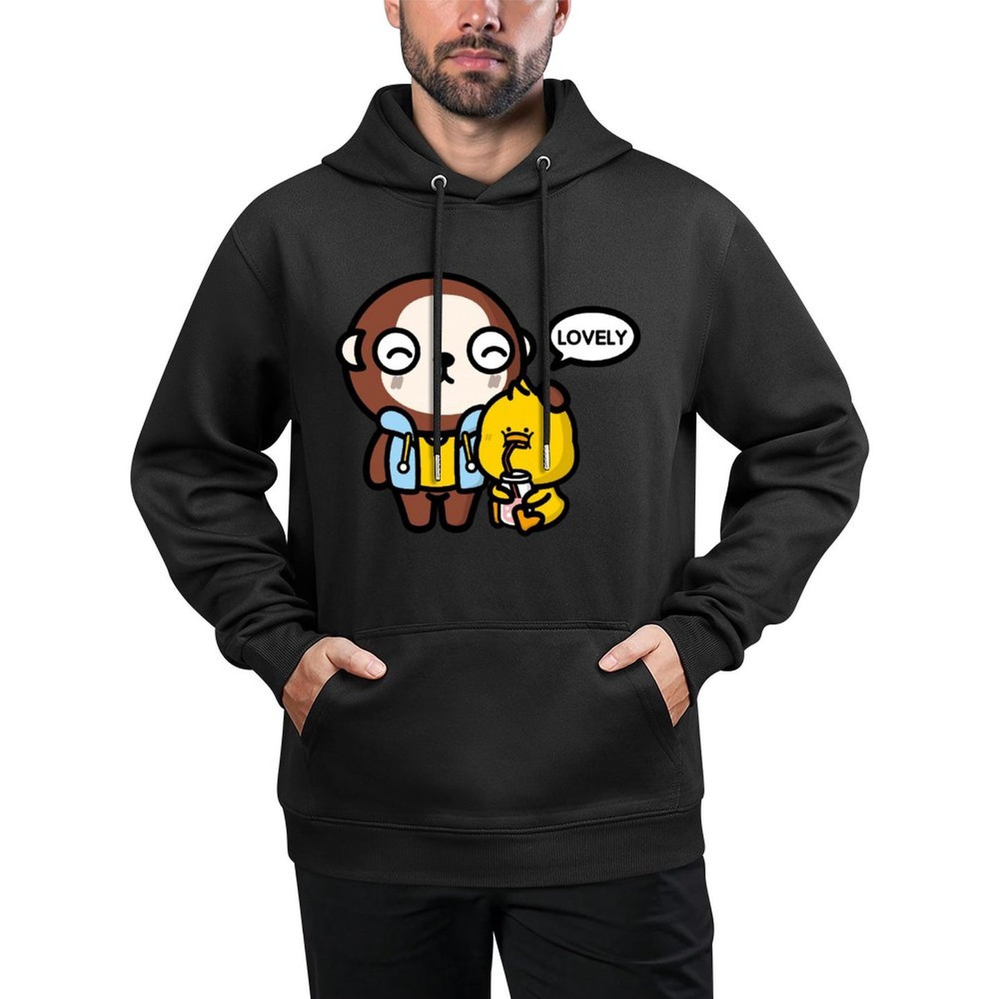 IPBR 250g Hooded Pocket Sweatshirt Front GraphicMen's Hooded  Sweatshirt4001155
