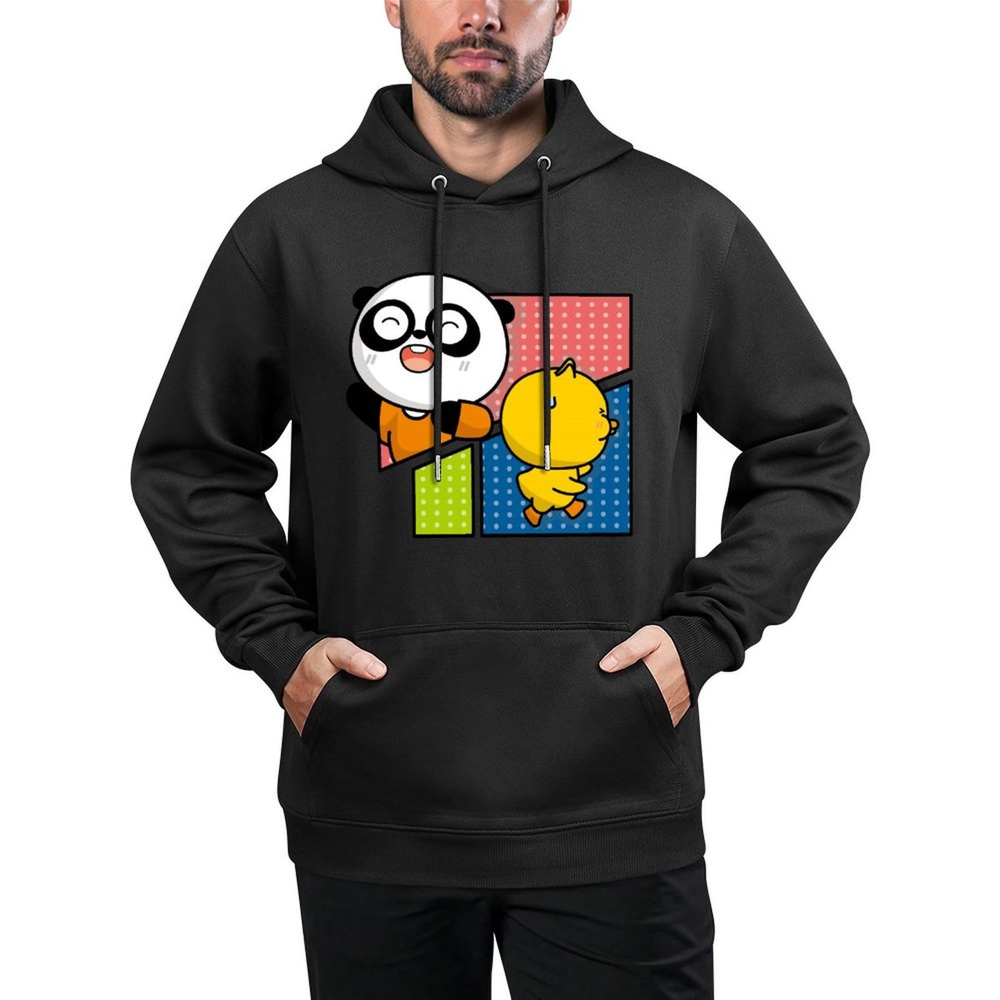 IPBR 250g Hooded Pocket Sweatshirt Front GraphicMen's Hooded  Sweatshirt4001328
