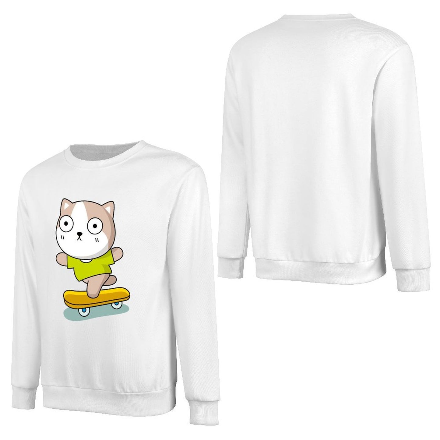 Front Patterned Long Sleeve TopStreetFit ComfortFit