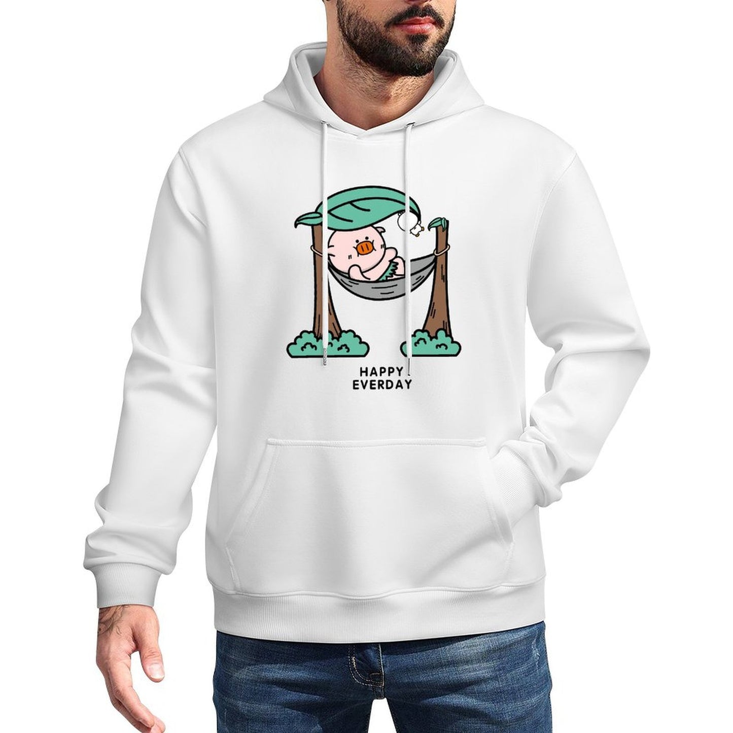 IPBR 250g Hooded Pocket Sweatshirt Front GraphicMen's Hooded  Sweatshirt4001532