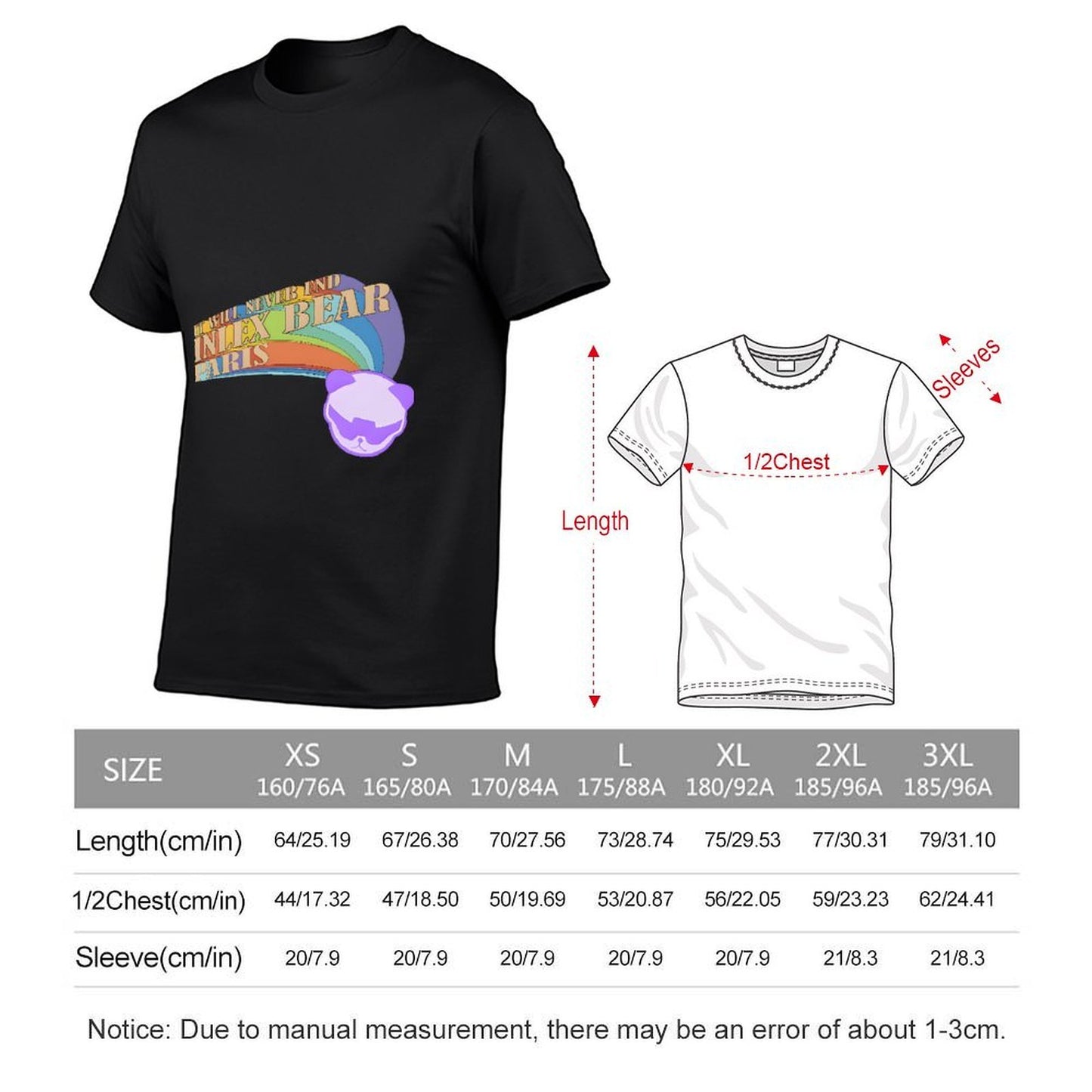 Inlex Bear T-shirtsHeat-Transfer TimelessComfort T-Shirt