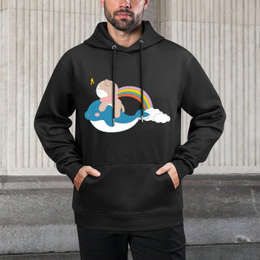 IPBR 250g Hooded Pocket Sweatshirt Front GraphicMen's Hooded  Sweatshirt4000421