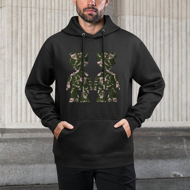 IPIB 250g Hooded Pocket Sweatshirt Front GraphicMen's Hooded  Sweatshirt6000083-5