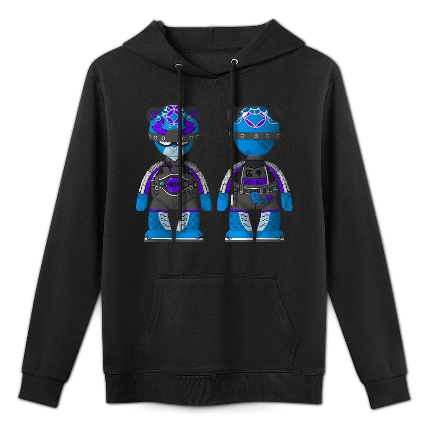 IPIB 250g Hooded Pocket Sweatshirt Front GraphicMen's Hooded  Sweatshirt6000095-1