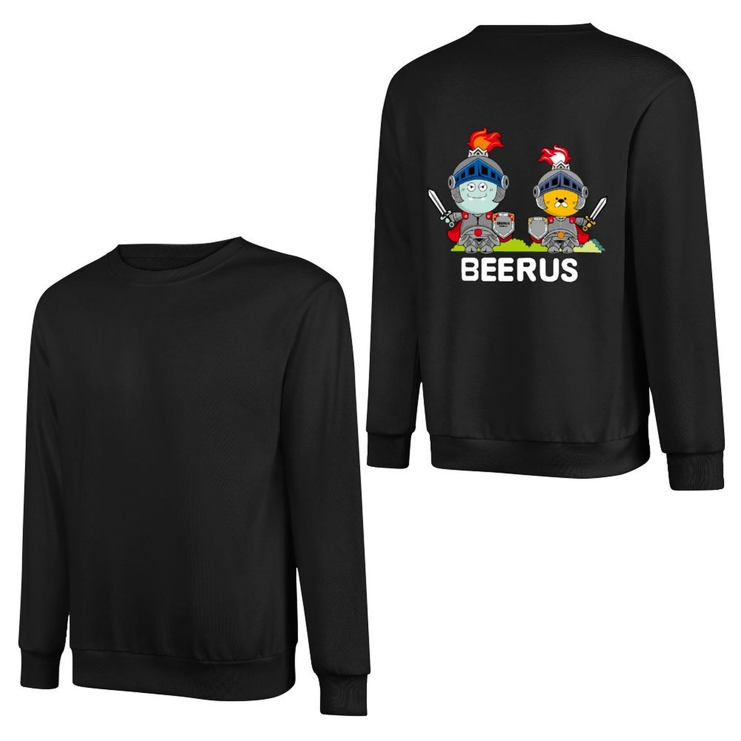 Long-sleeved crew neck sweatshirtPocket Tee Clean Edges Long Sleeve