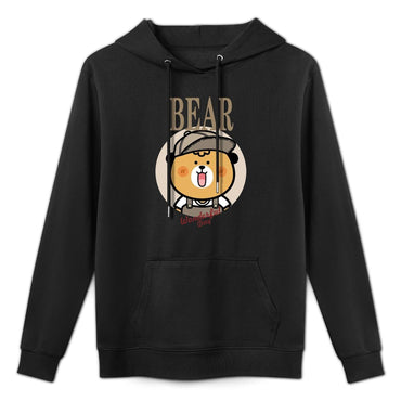 Double-Stitched Neat Front Graphic Hoodies