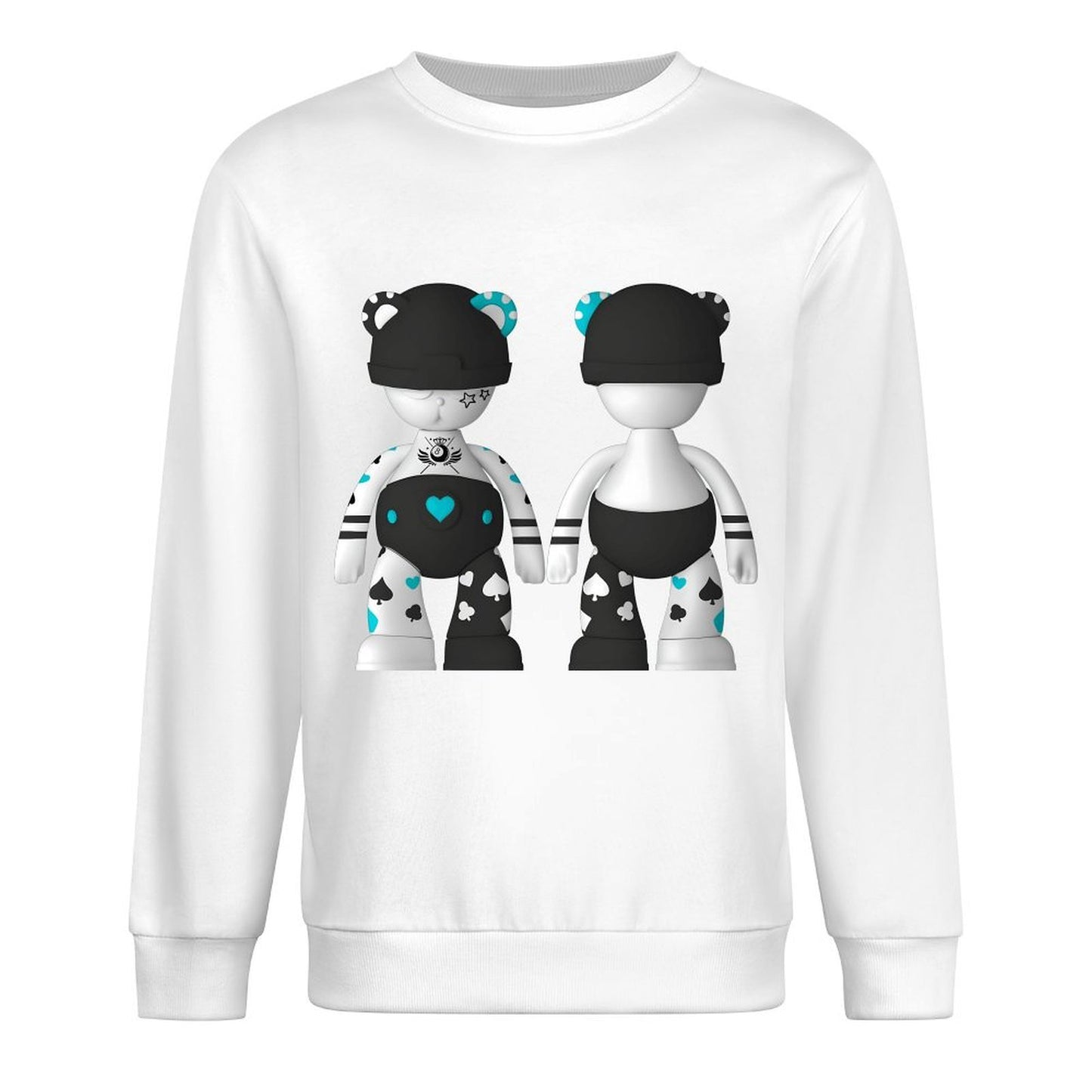 IPIB 250g Crew Neck Long Sleeve Sweatshirt Front GraphicCrew Neck Long Sleeve Sweatshirt6000094-5