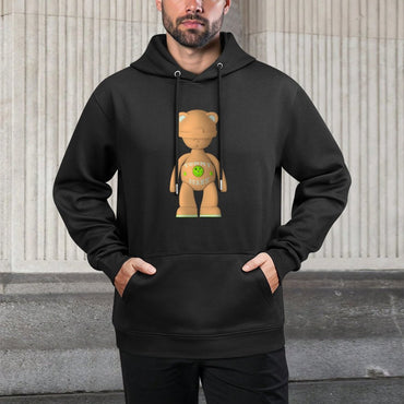 IPIB 250g Hooded Pocket Sweatshirt Front GraphicMen's Hooded  Sweatshirt6000122-2