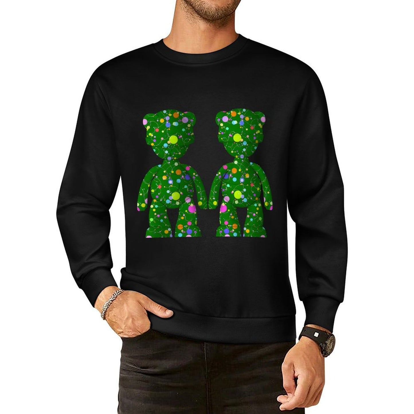 IPIB 250g Crew Neck Long Sleeve Sweatshirt Front GraphicCrew Neck Long Sleeve Sweatshirt6000092-5