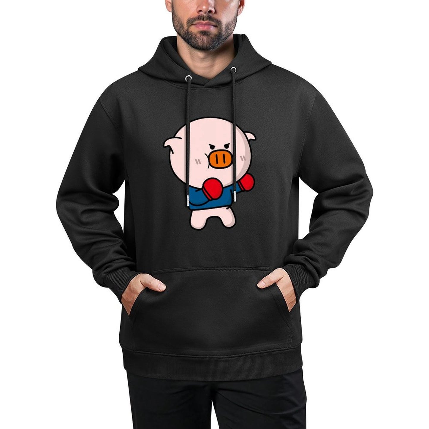 IPBR 250g Hooded Pocket Sweatshirt Front GraphicMen's Hooded  Sweatshirt4000876