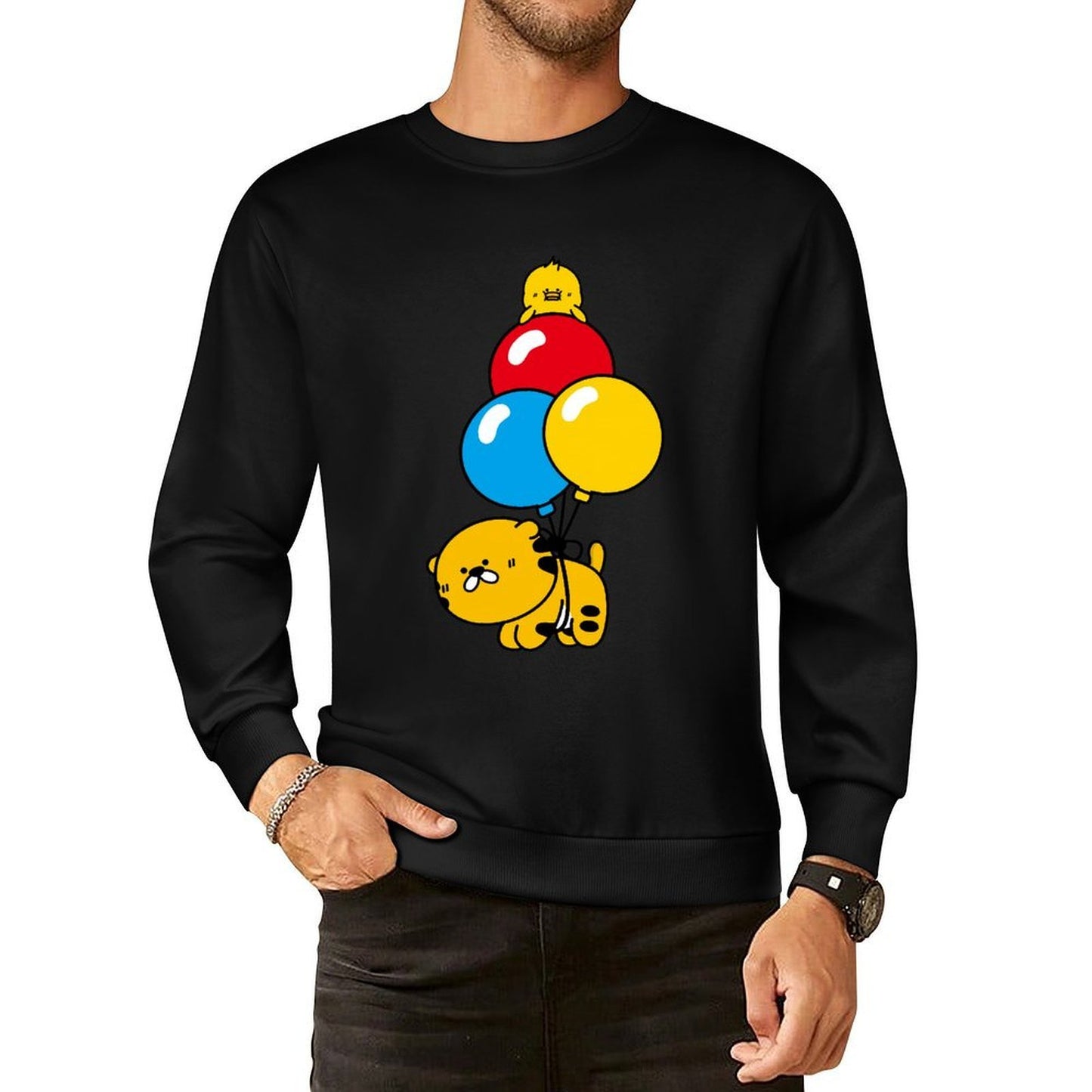 IPBR 250g Crew Neck Long Sleeve Sweatshirt Front GraphicCrew Neck Long Sleeve Sweatshirt4000543