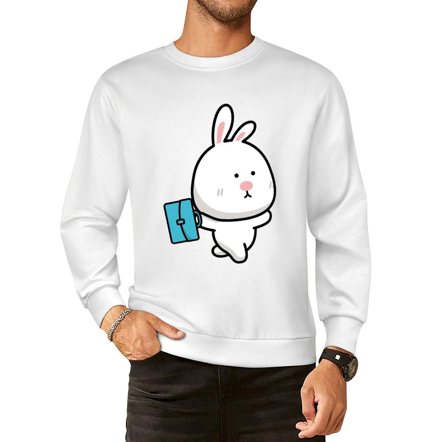 Front Patterned Long Sleeve TopOn-Demand AllDay