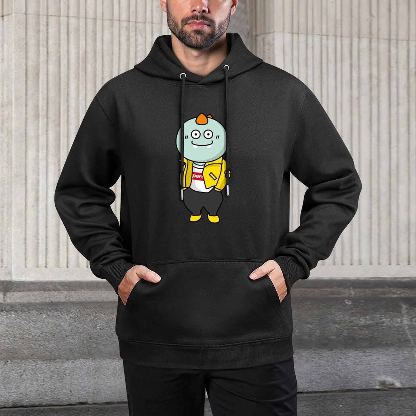 IPBR 250g Hooded Pocket Sweatshirt Front GraphicMen's Hooded  Sweatshirt4000685