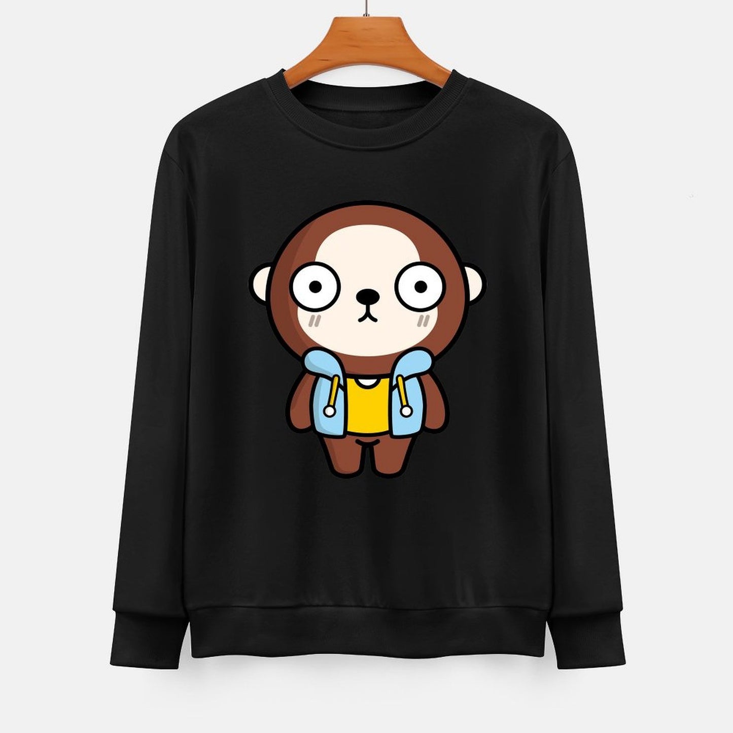 Front Patterned Long Sleeve TopPremiumSeries Crisp Print