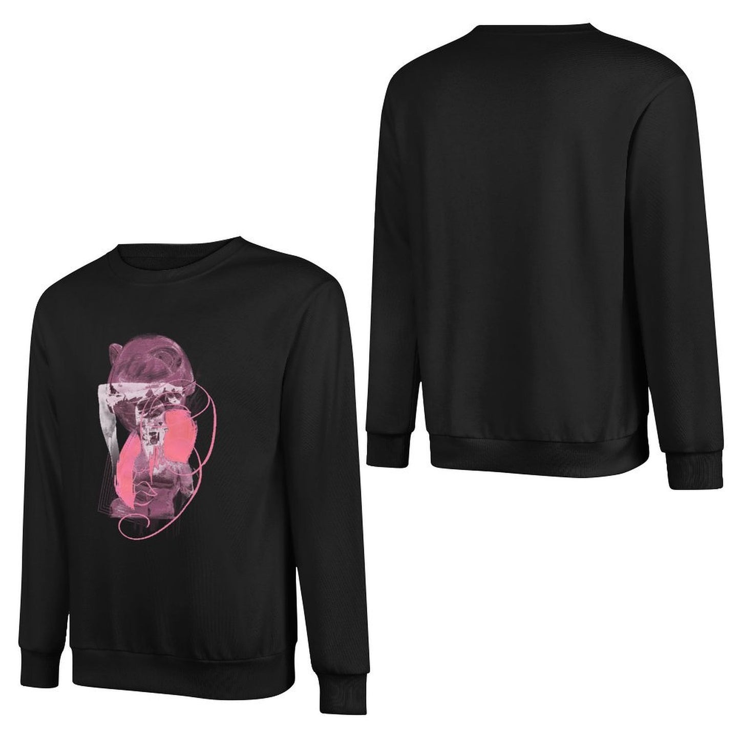 IPIB 250g Crew Neck Long Sleeve Sweatshirt Front GraphicCrew Neck Long Sleeve Sweatshirt6000019-3