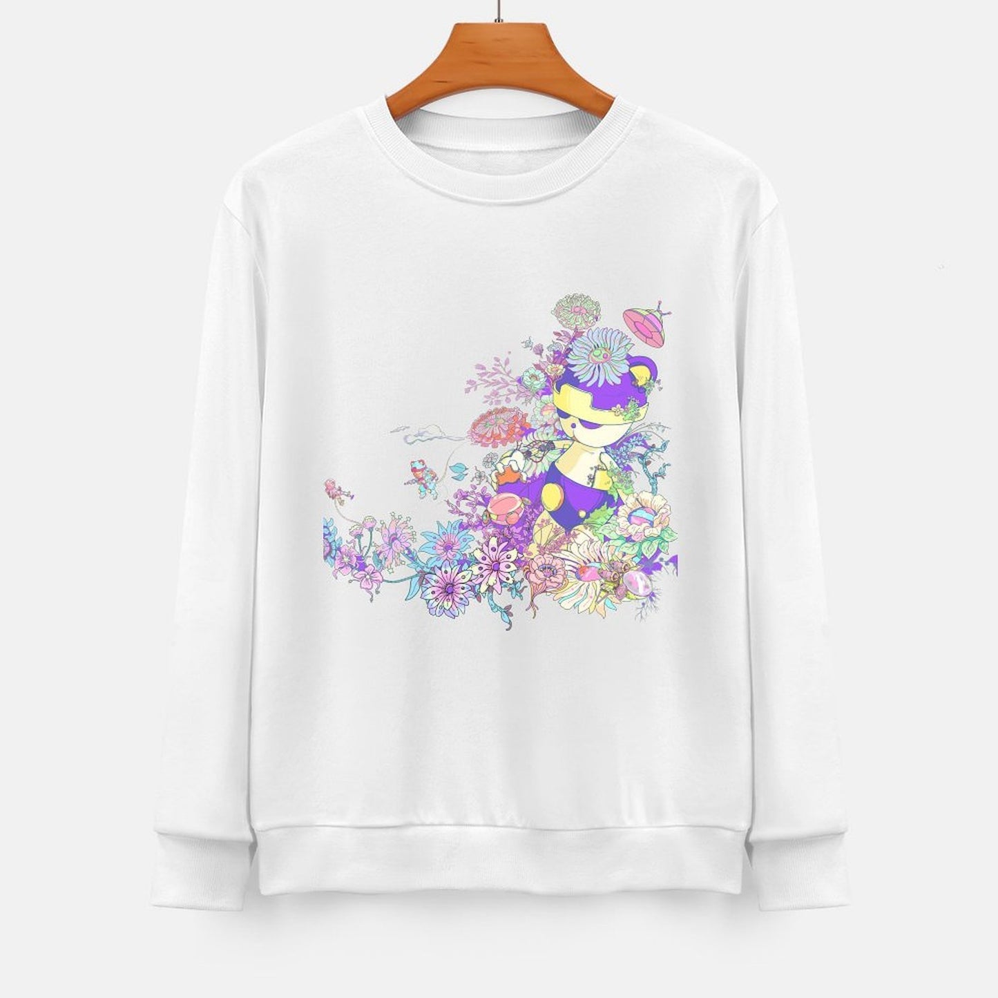 Long Sleeve With Front PatternEco-Conscious Smooth Feel