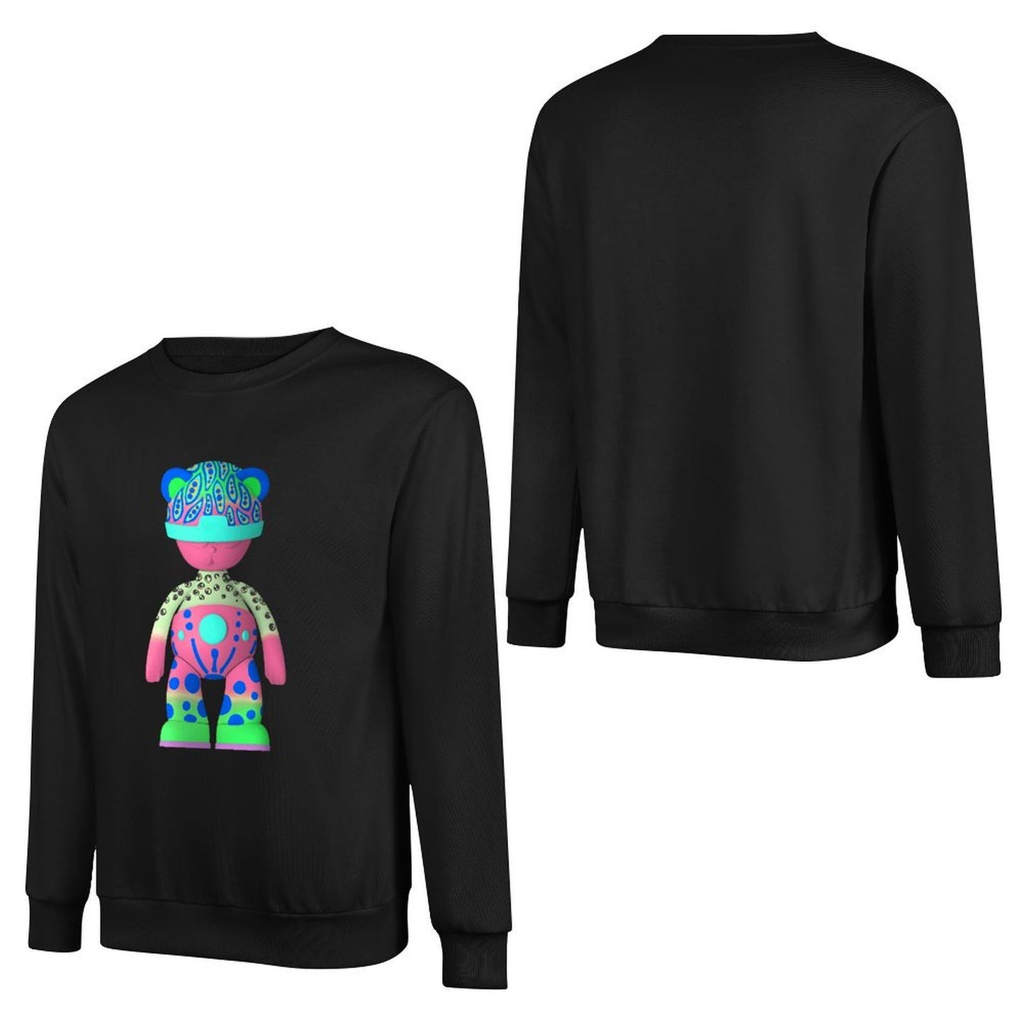 IPIB 250g Crew Neck Long Sleeve Sweatshirt Front GraphicCrew Neck Long Sleeve Sweatshirt6000102-3