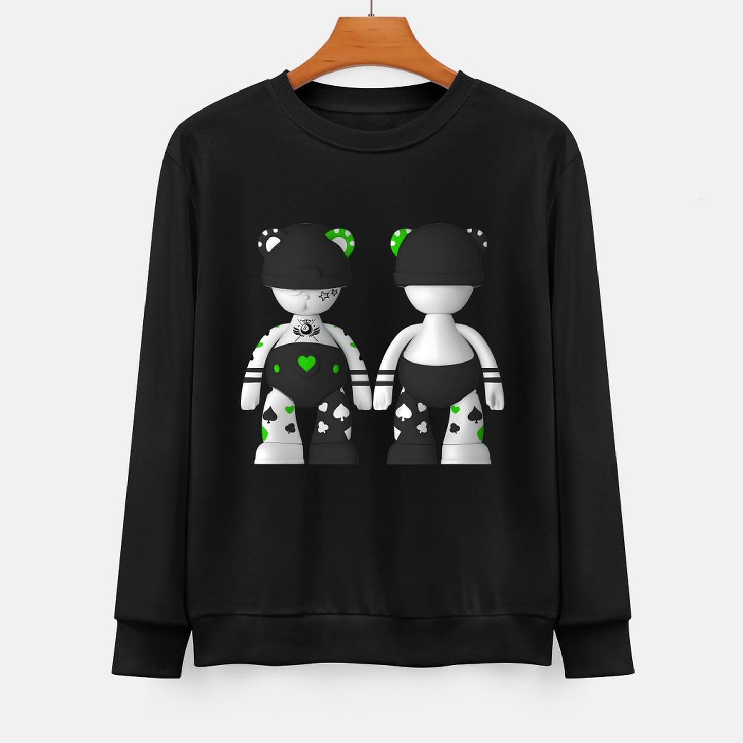 IPIB 250g Crew Neck Long Sleeve Sweatshirt Front GraphicCrew Neck Long Sleeve Sweatshirt6000094-2