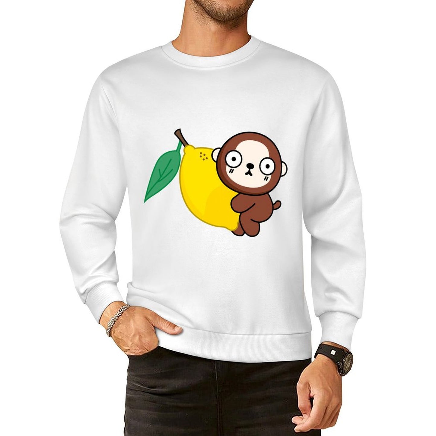 Front Patterned Long Sleeve TopLifestyle Classic