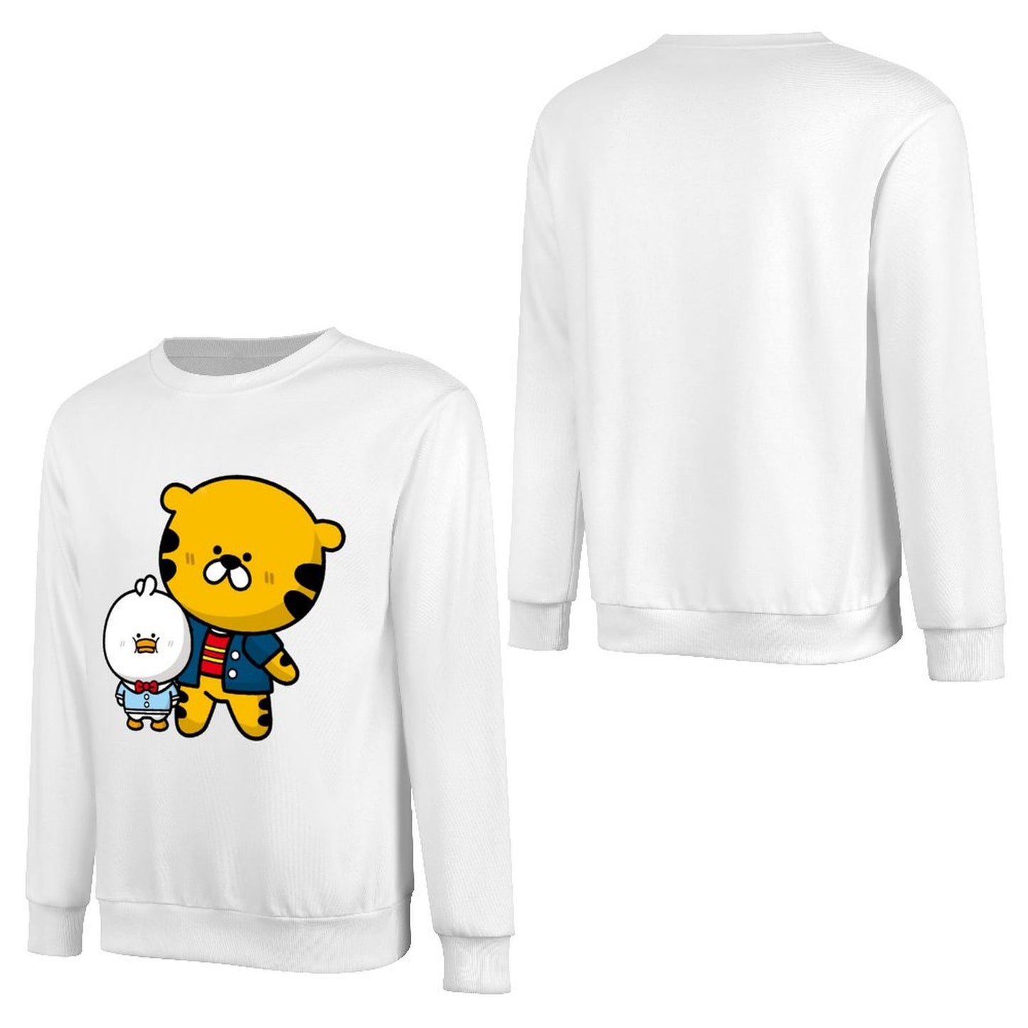 Front Patterned Long Sleeve TopBold Wrinkle-Free