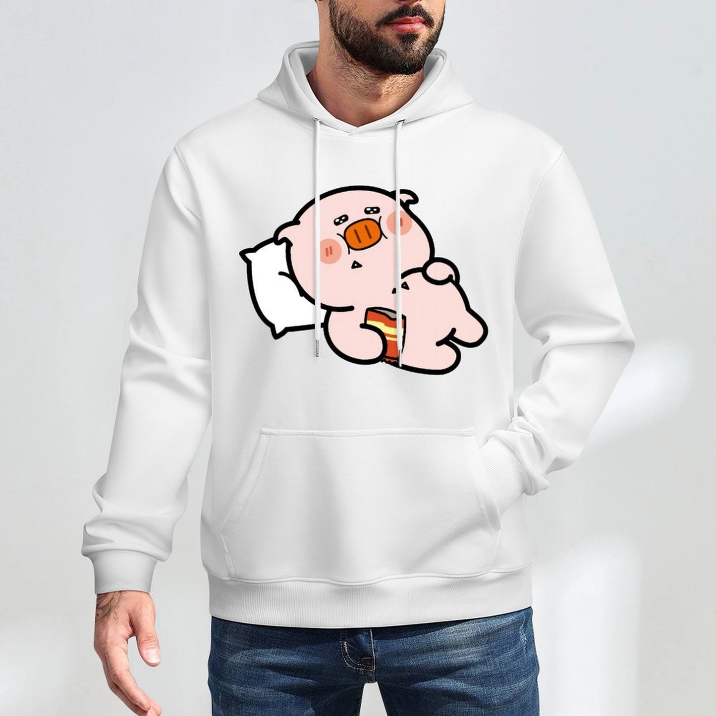 Crewneck ComfortLine Front Graphic Hoodies