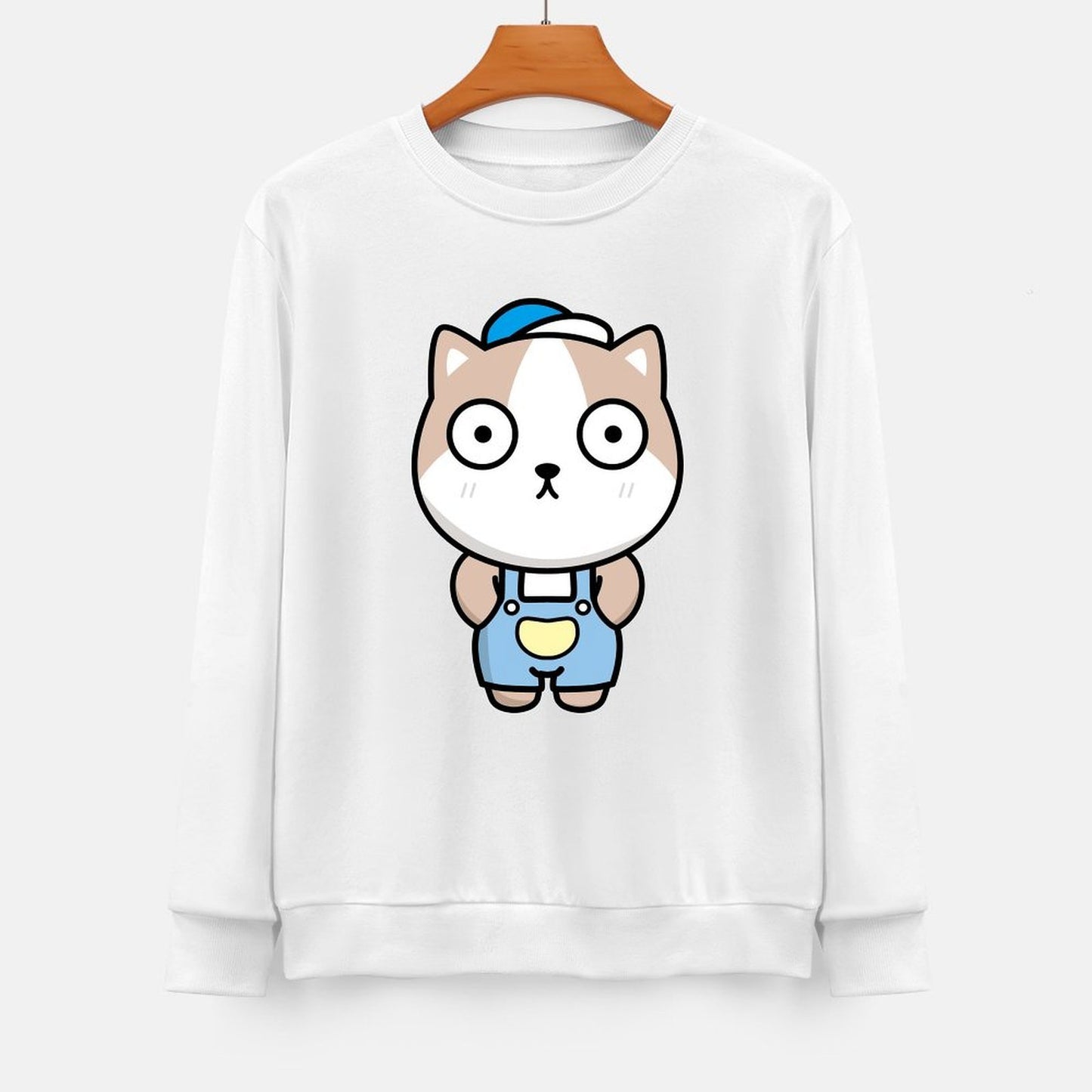 Front Patterned Long Sleeve TopModern Reliable