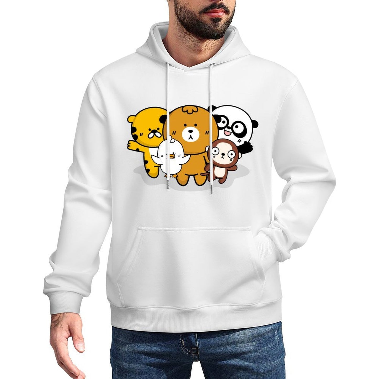 IPBR 250g Hooded Pocket Sweatshirt Front GraphicMen's Hooded  Sweatshirt4000367