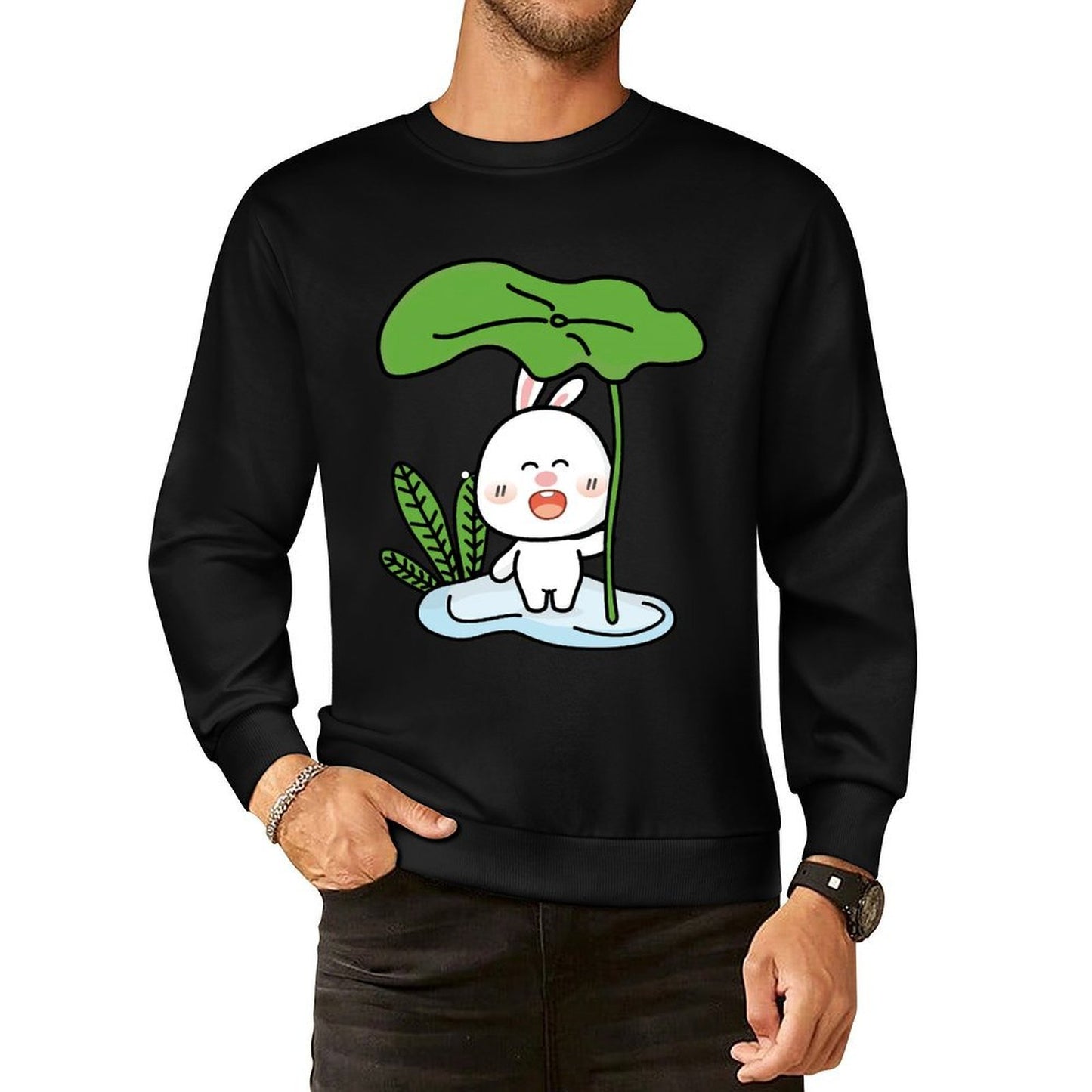 IPBR 250g Crew Neck Long Sleeve Sweatshirt Front GraphicCrew Neck Long Sleeve Sweatshirt4001347