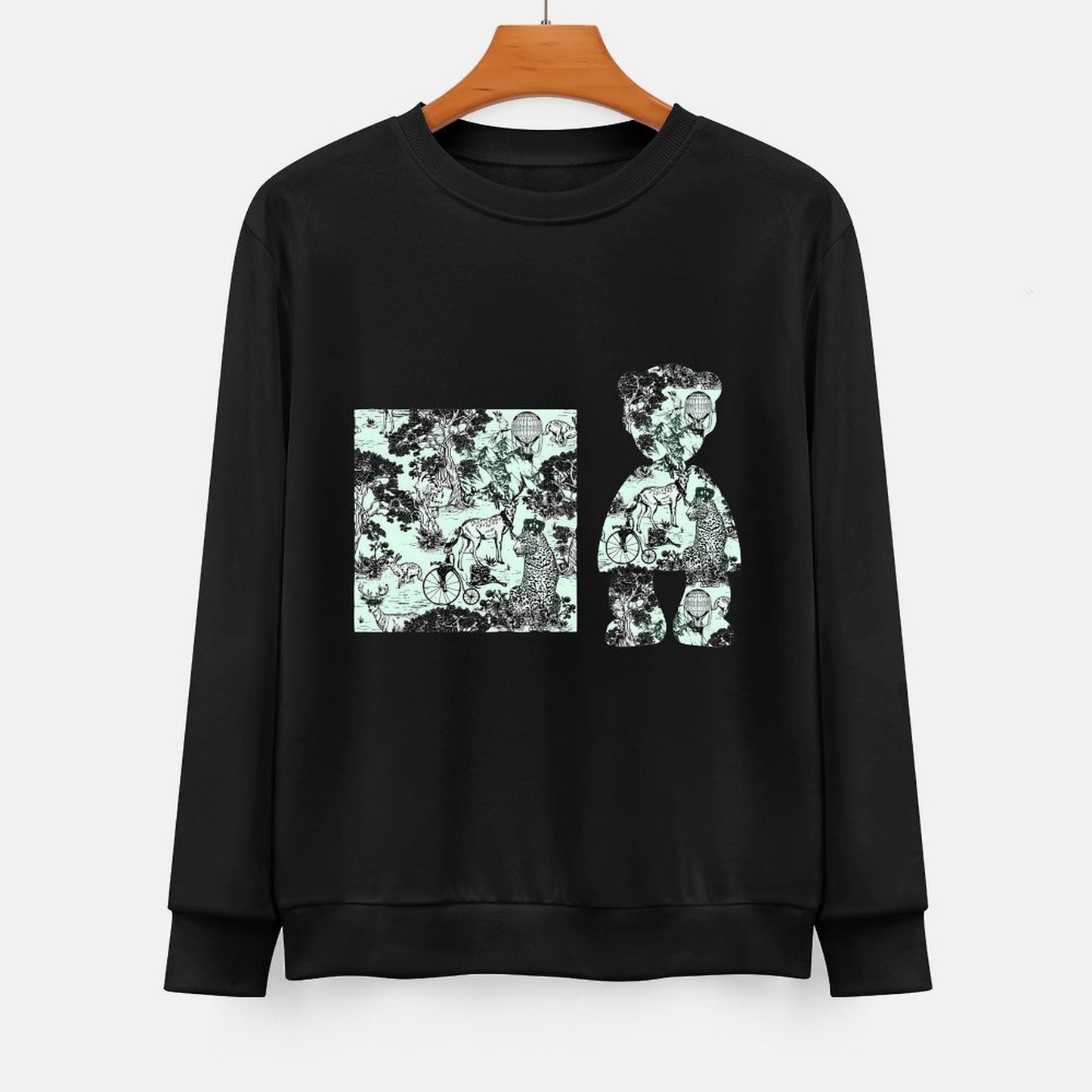 IPIB 250g Crew Neck Long Sleeve Sweatshirt Front GraphicCrew Neck Long Sleeve Sweatshirt6000100-3
