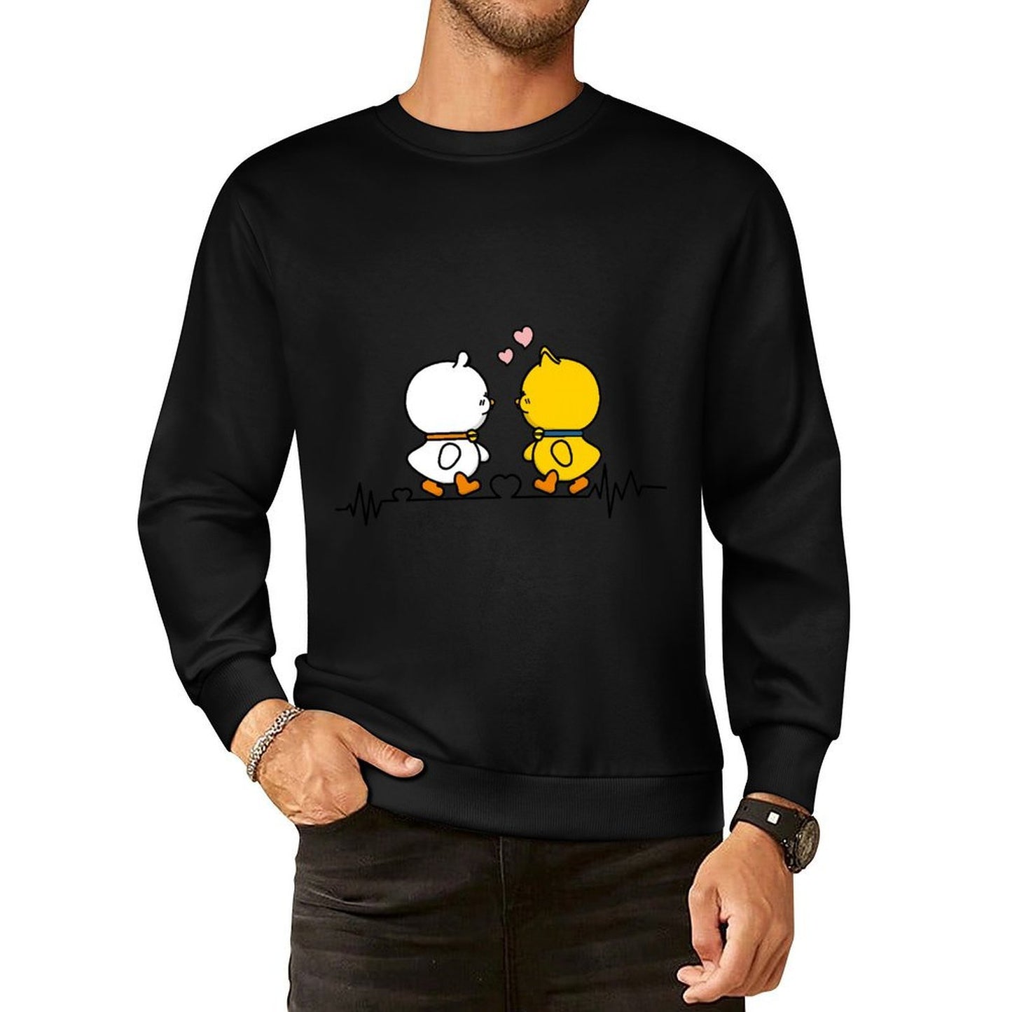 IPBR 250g Crew Neck Long Sleeve Sweatshirt Front GraphicCrew Neck Long Sleeve Sweatshirt4000997