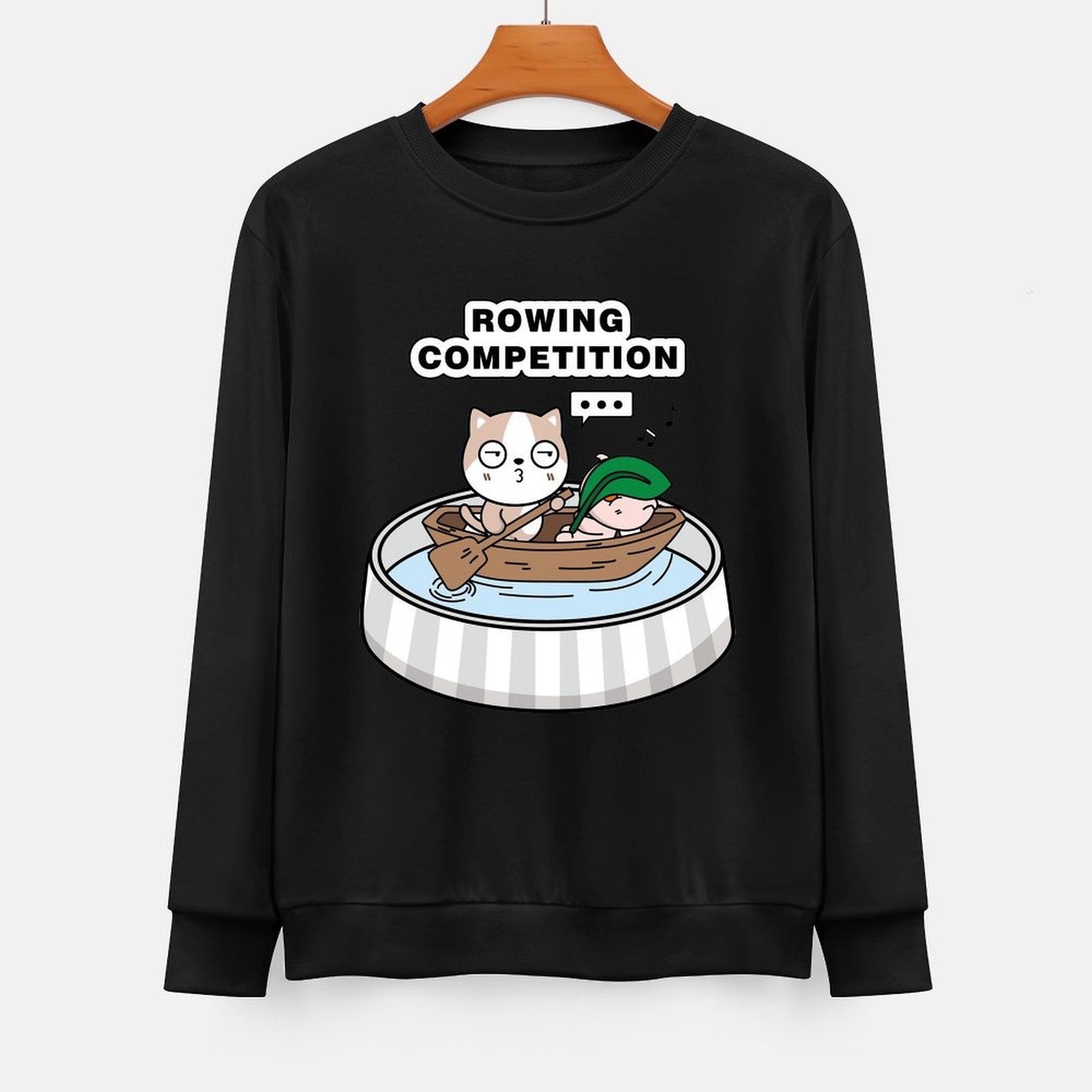 Front Patterned Long Sleeve TopOutdoor Colorfast