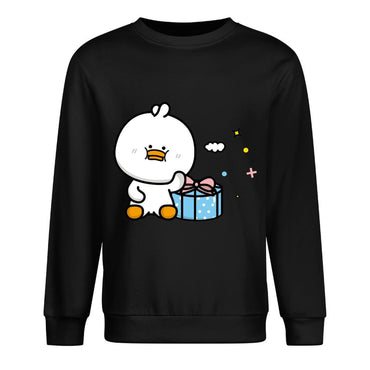 Front Patterned Long Sleeve TopColorfast Batch-Printed