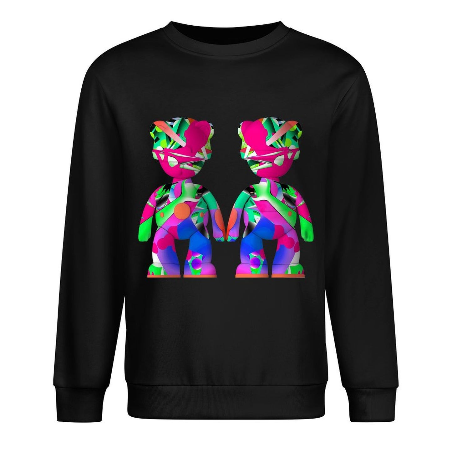 Long Sleeve With Front PatternPureStyle Plain