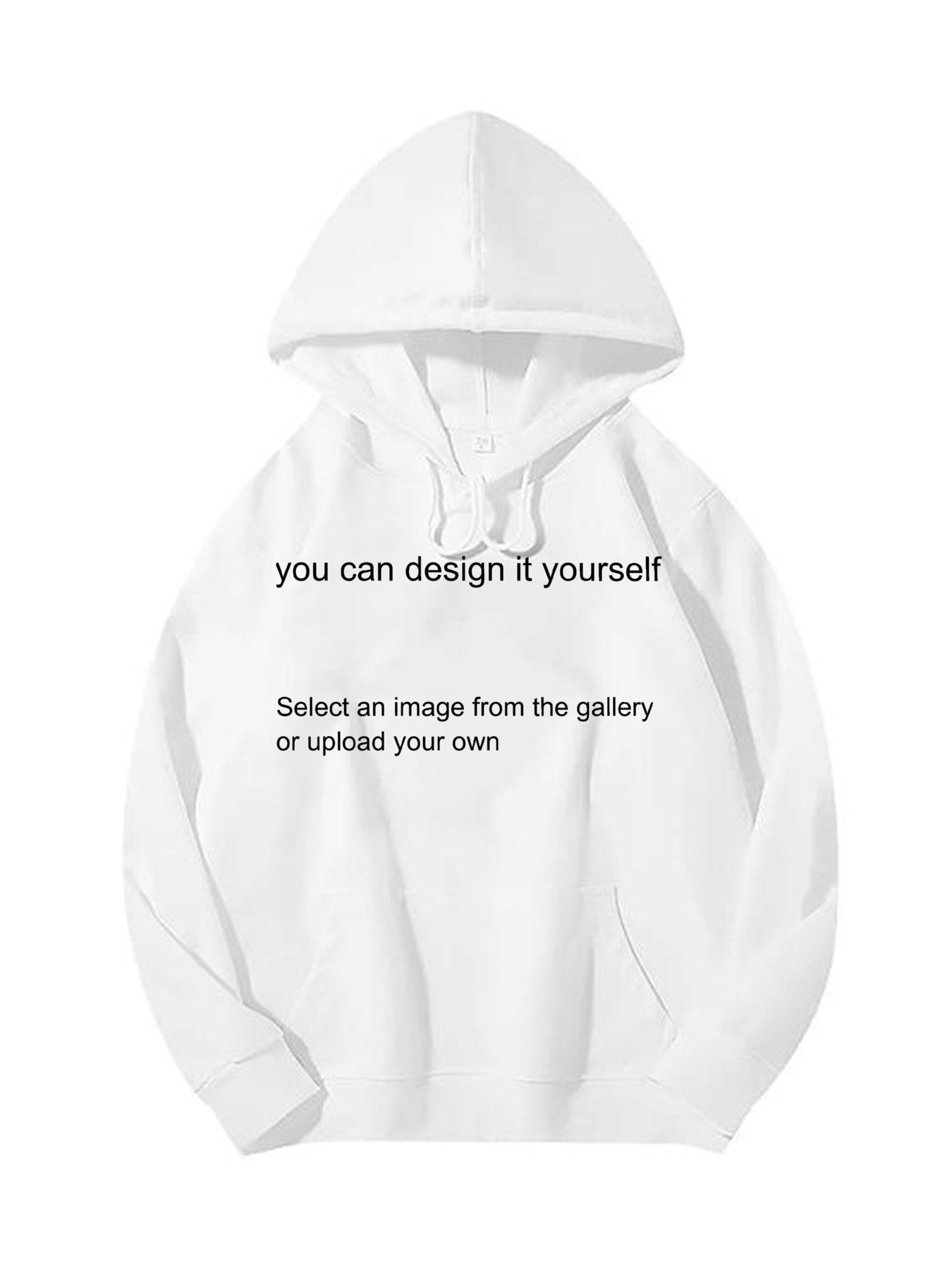 Hoodie - Front Print Support personalized design