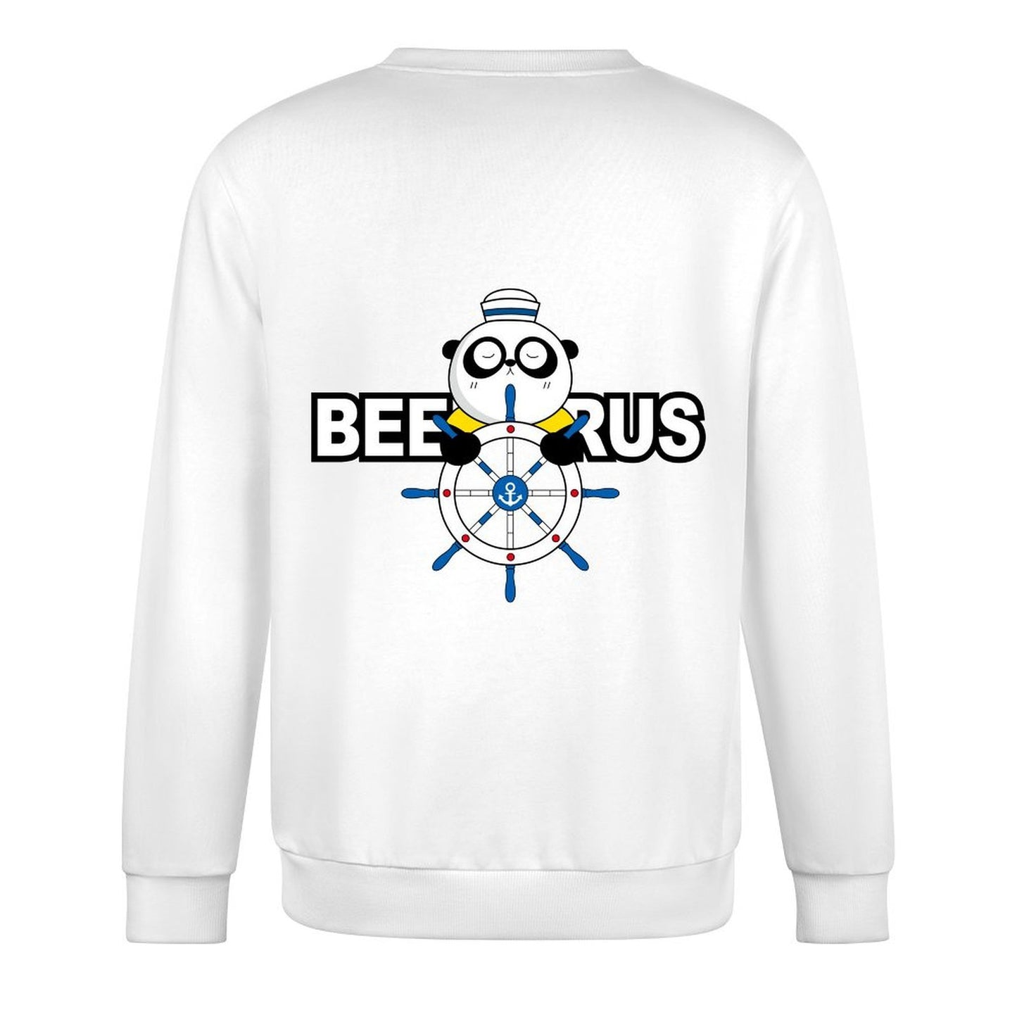 Long-sleeved crew neck sweatshirtClean Tear-Resistant Long Sleeve