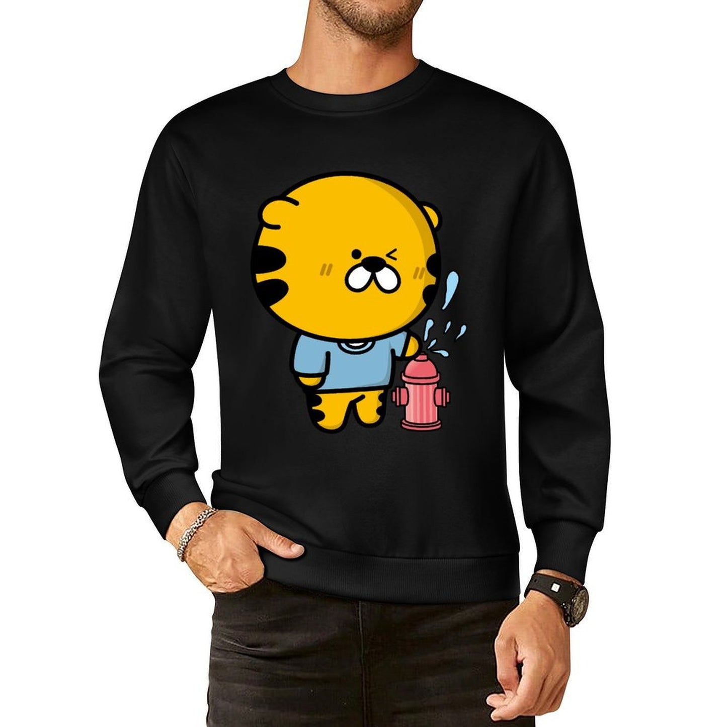 IPBR 250g Crew Neck Long Sleeve Sweatshirt Front GraphicCrew Neck Long Sleeve Sweatshirt4001077