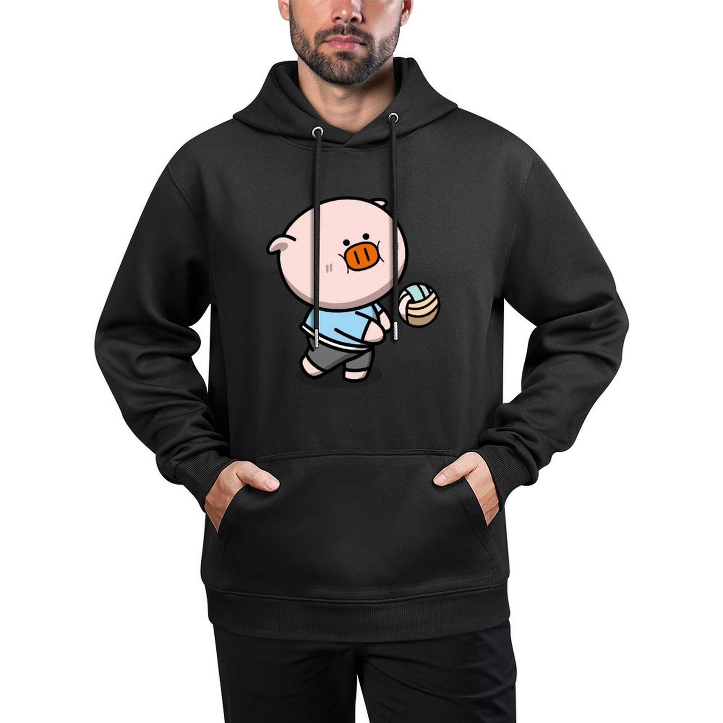 IPBR 250g Hooded Pocket Sweatshirt Front GraphicMen's Hooded  Sweatshirt4000272