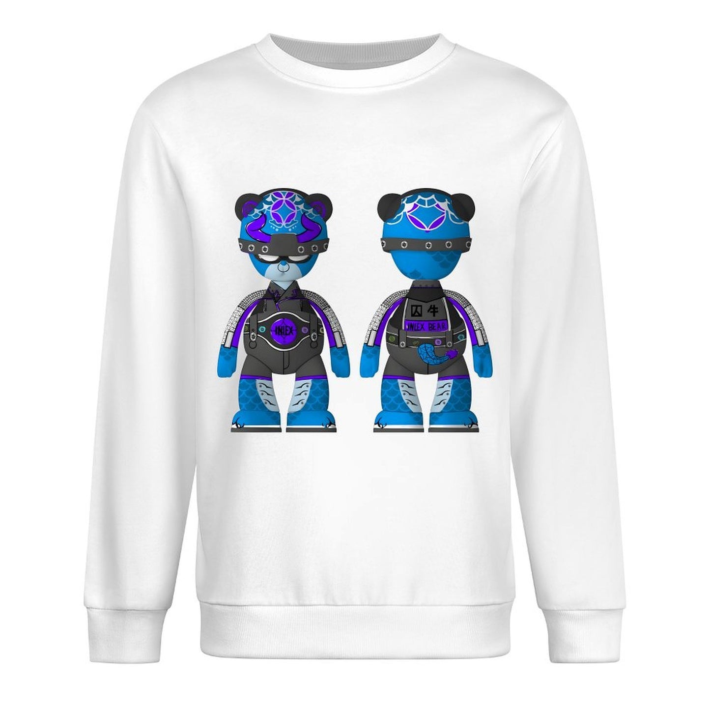 IPIB 250g Crew Neck Long Sleeve Sweatshirt Front GraphicCrew Neck Long Sleeve Sweatshirt6000095-1