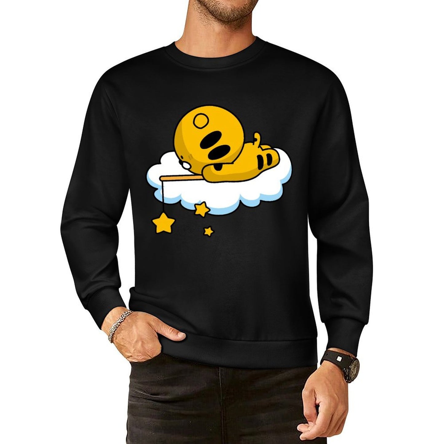 IPBR 250g Crew Neck Long Sleeve Sweatshirt Front GraphicCrew Neck Long Sleeve Sweatshirt4000017