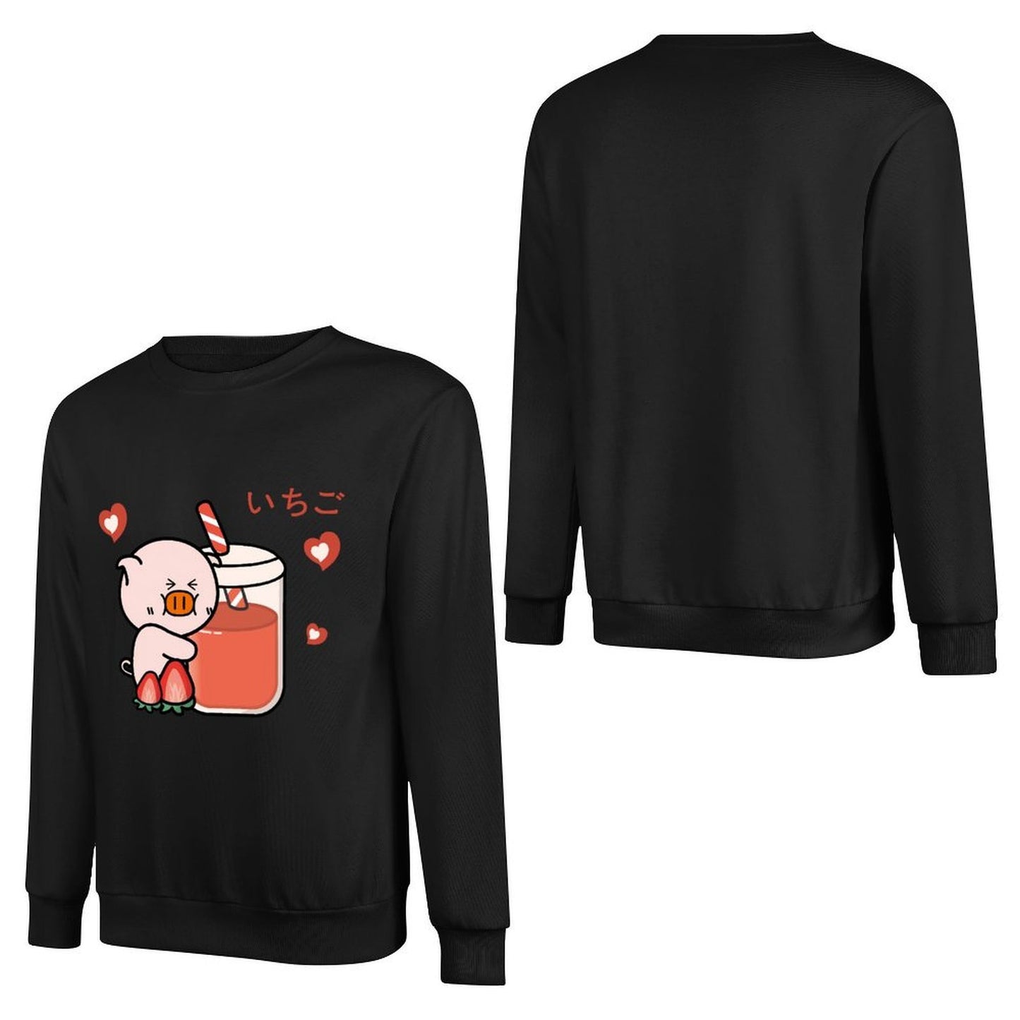 IPBR 250g Crew Neck Long Sleeve Sweatshirt Front GraphicCrew Neck Long Sleeve Sweatshirt4001006